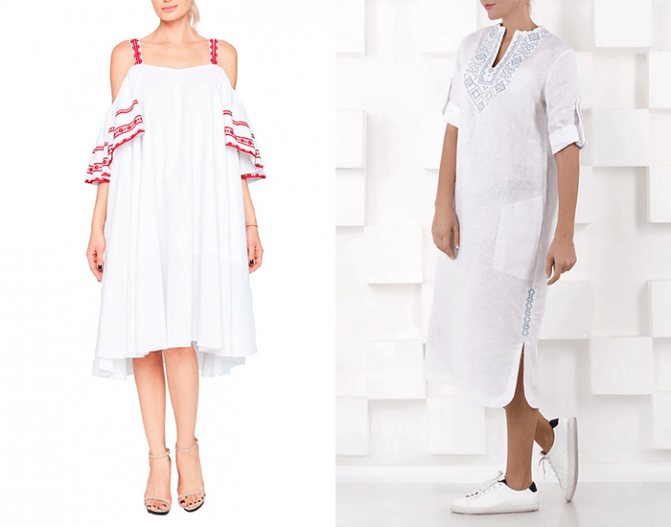 Современные вышитые платья для невест от Varenyky Fashion