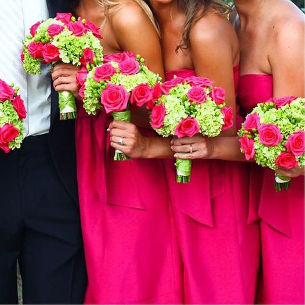 Созвучие цветов – главное правило композиций.