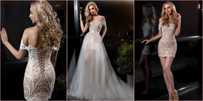 Стиль принцесса в сочетании с коротким вариантом