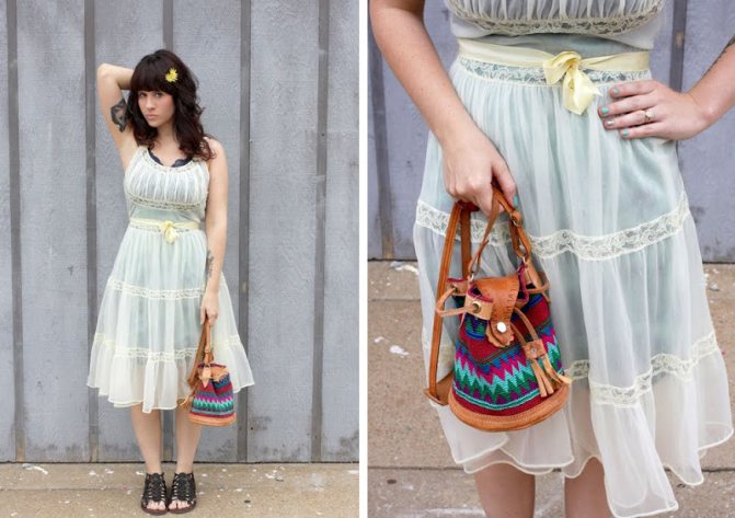 стиль шебби шик в одежде