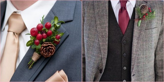 Стильные бутоньерки