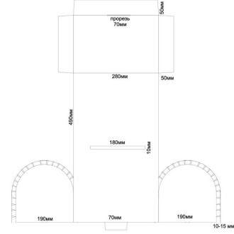 сундучок для денег из коробки