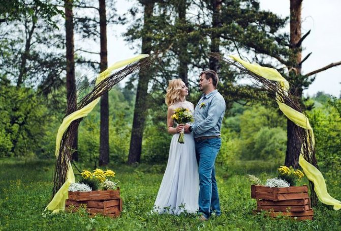 Свадьба на природе – организация 2