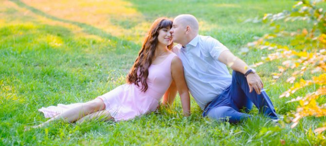 свадьба на природе