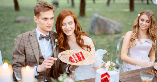 свадьба на природе