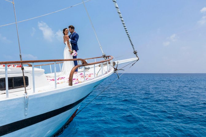 Свадьба на яхте
