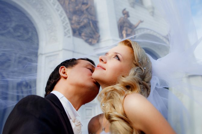 Свадьба у Храма Христа Спасителя