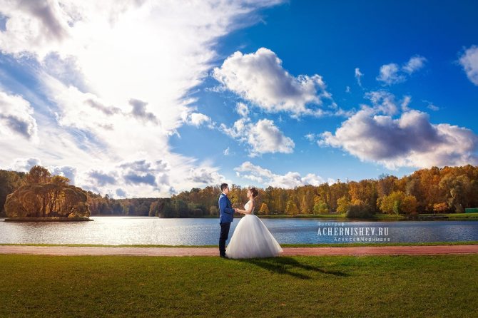 Свадьба в Царицыно — фото