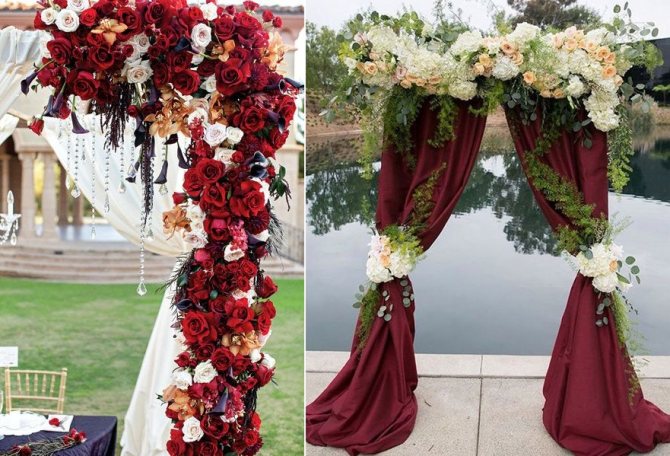 Свадьба в цвете марсала 2022 – роскошь и благородство, фото