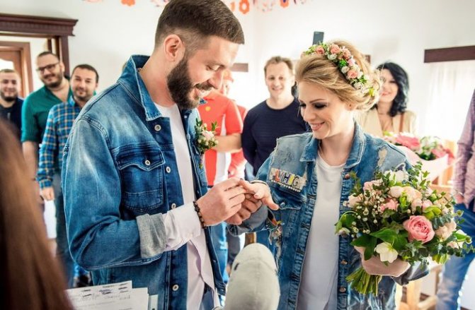 свадьба в джинсовом стиле 21
