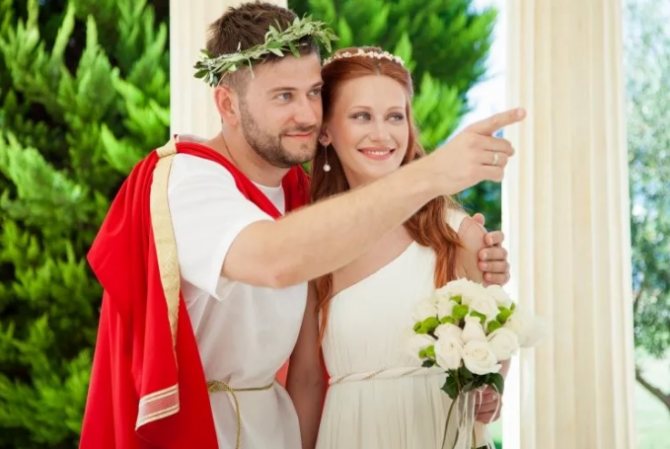 свадьба в греческом стиле