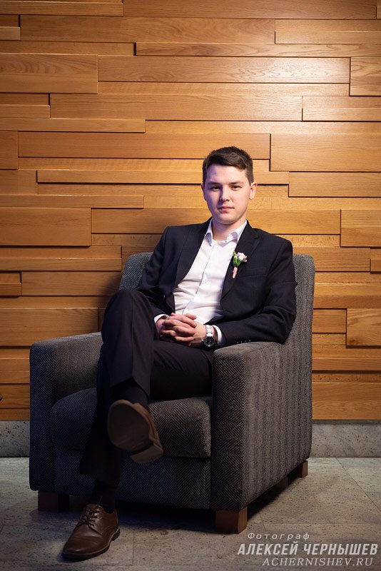 Свадьба в Холидей Инн — фото жениха