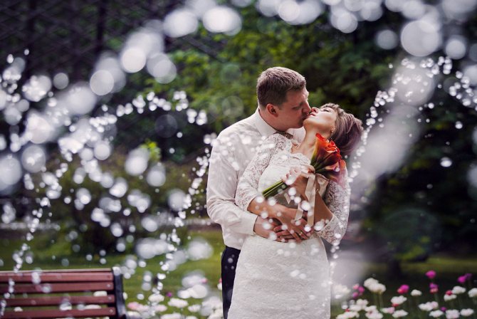 Свадьба в парке