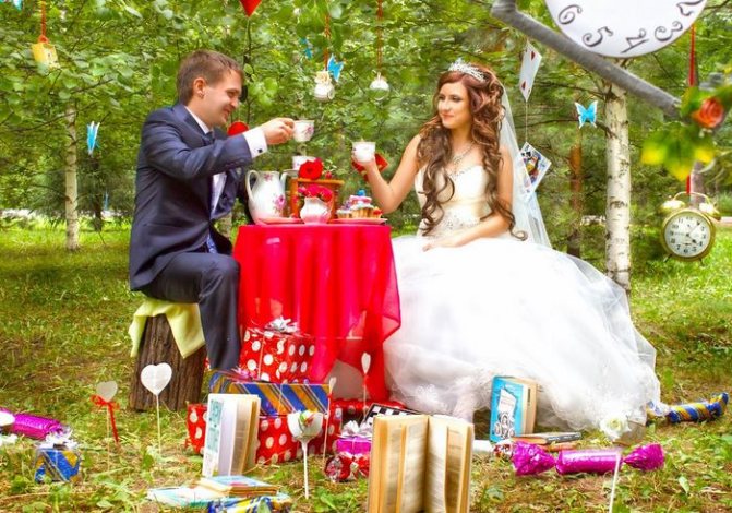 свадьба в стиле алиса в стране чудес 52