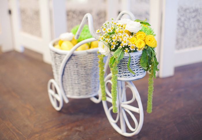 свадьба в желтом цвете – оформление 10