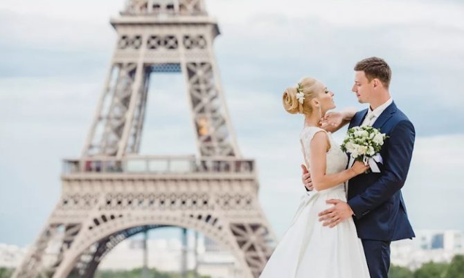 свадьба во Франции
