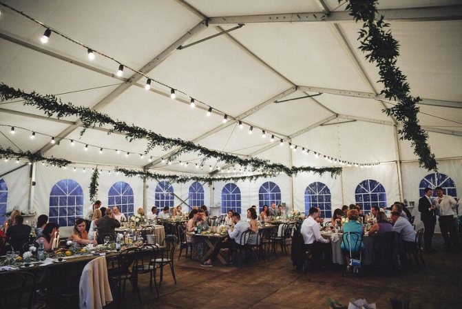 Свадьба за городом