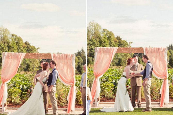 Свадебная арка своими руками