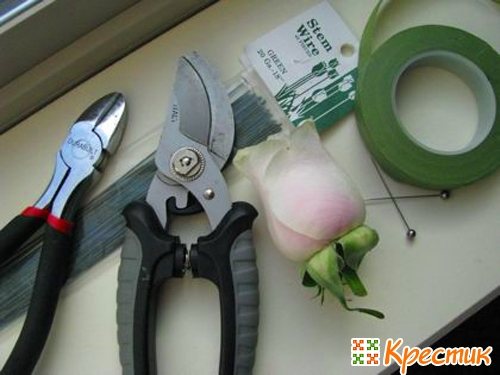 Свадебная бутоньерка