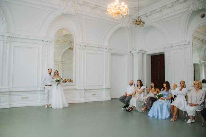 Свадебная церемония в особняке Спиридонова (фото)