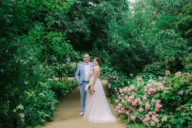 Свадебная фотосессия в Аптекарском огороде (фото)