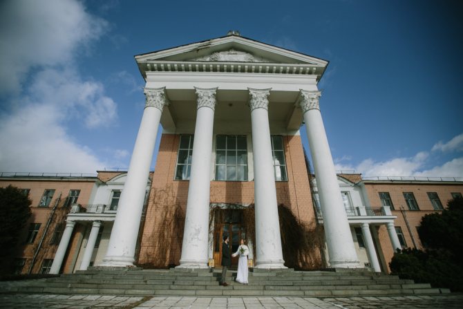 Свадебная фотосессия в Ботаническом саду РАН