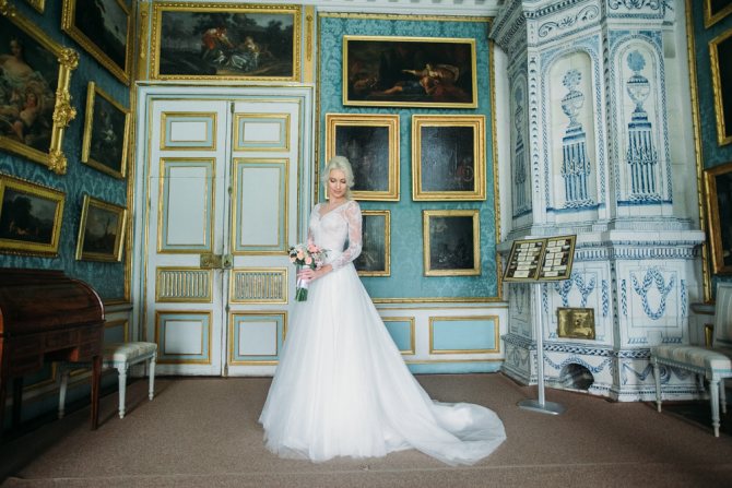 свадебная фотосессия в Кусково (фото)