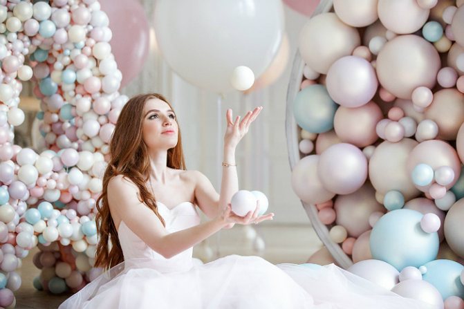 Свадебная фотосессия в студии 5