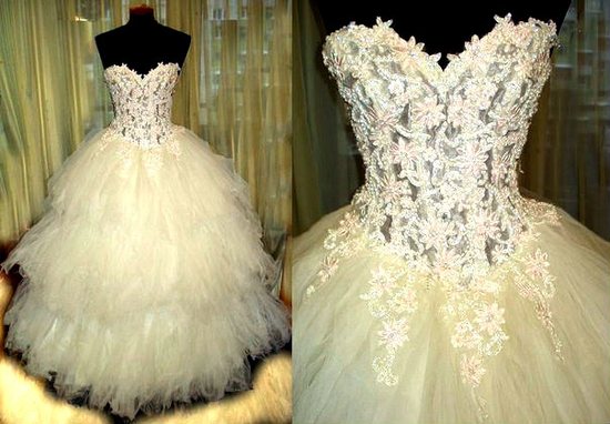 Свадебное платье цвета брызги шампанского фото