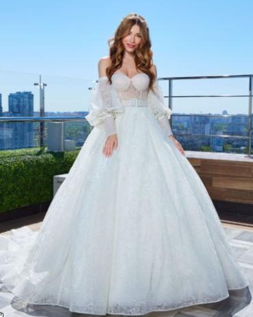 свадебное платье открытые плечи 2022