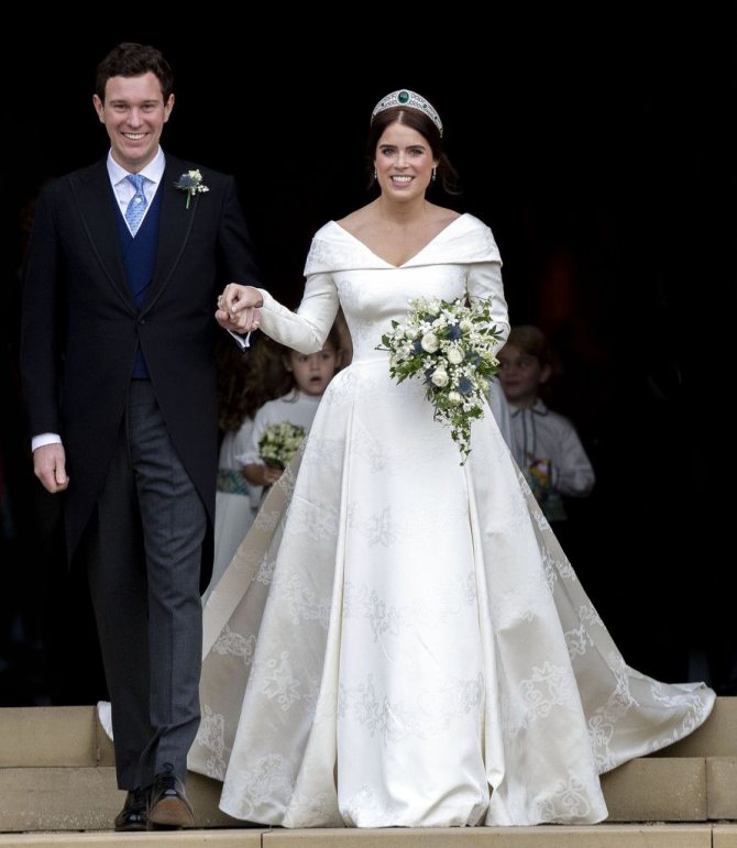 Свадебное платье принцессы Евгении Йоркской