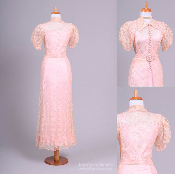 свадебное платье розового цвета