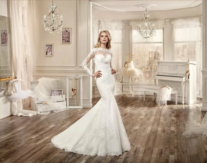 Свадебное платье с корсетом