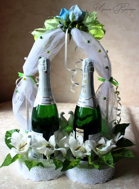 свадебное шампанское