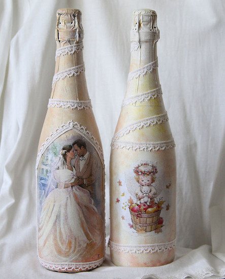 свадебные бокалы своими руками