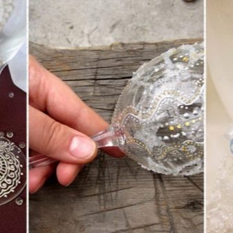 Свадебные бокалы своими руками