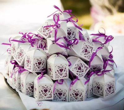 Свадебные бонбоньерки