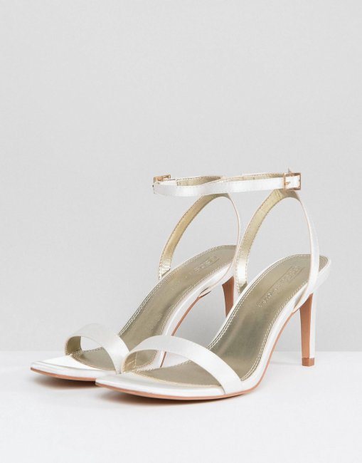 Свадебные босоножки из кожи