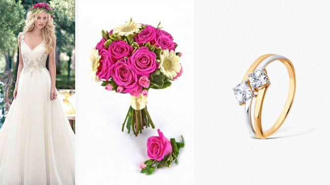 Свадебные букеты для весны