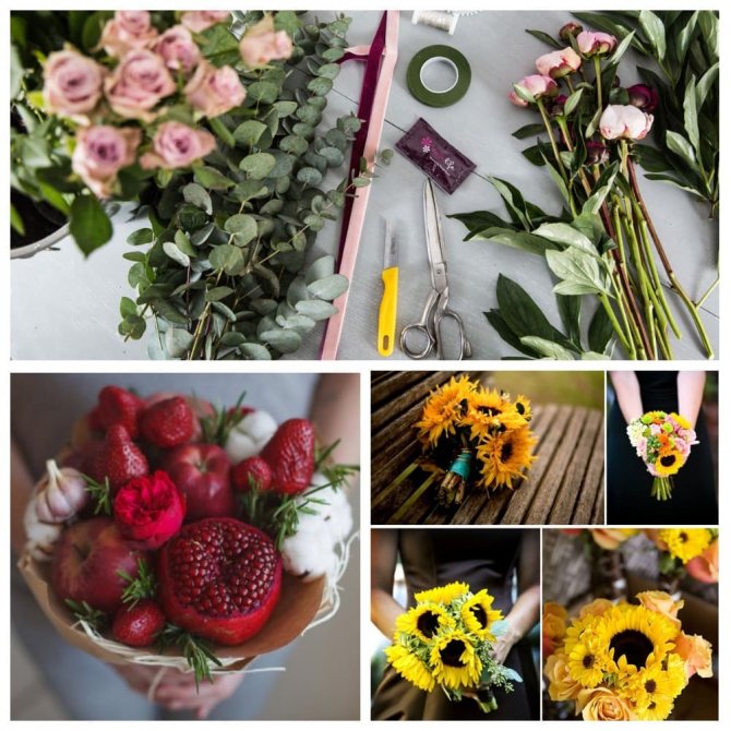 Свадебные букеты