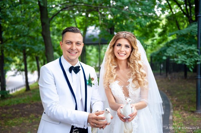 свадебные голуби