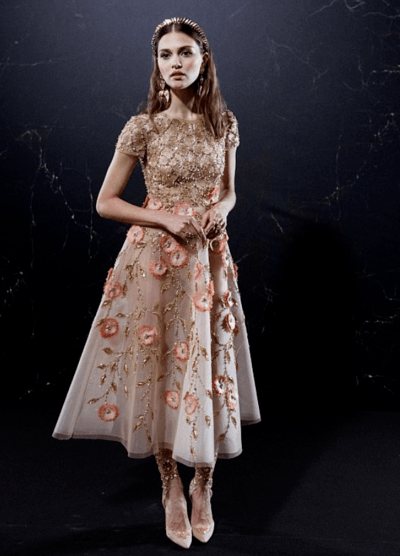 свадебные платья бежевого цвета фото