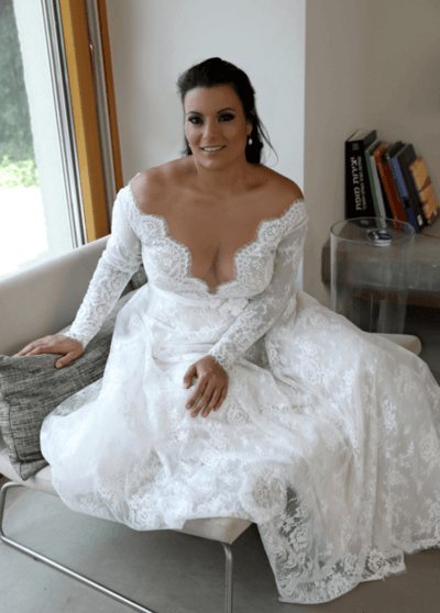 свадебные платья для большой груди