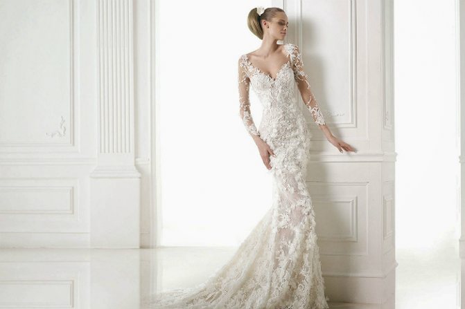 свадебные платья со шлейфом 8
