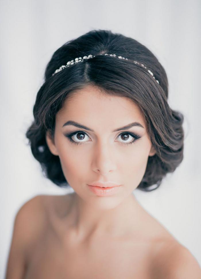 Свадебные прически на короткие волосы