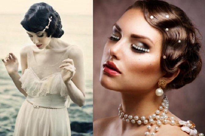 Свадебные прически в стиле «Ретро»