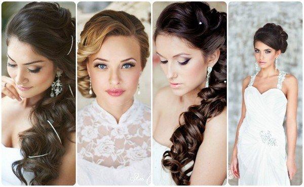 свадебные прически
