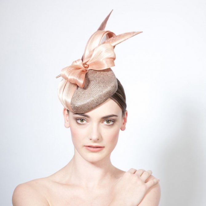 Свадебные шляпки - фото оригинальных головных уборов невесты