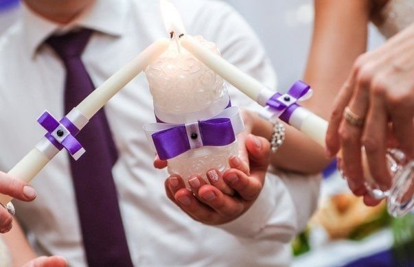 свадебные свечи - семейный очаг