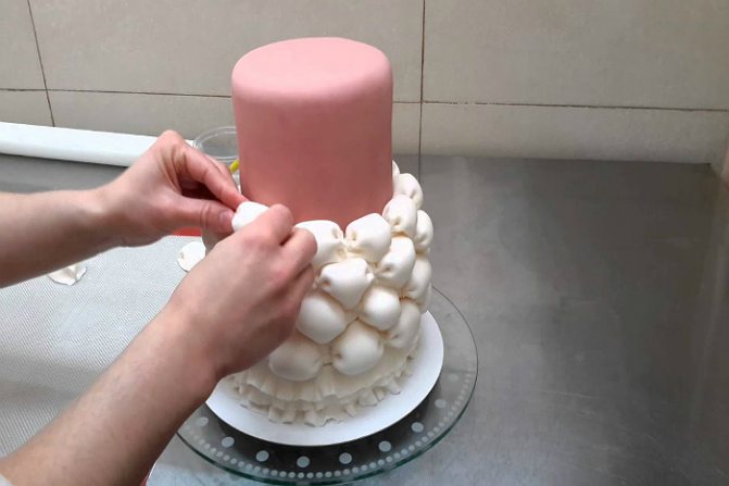 свадебные торты из мастики 4